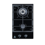 TRINITY 30cm Gas Cooktop 2 Burners Black Glass TRG302BK hero image