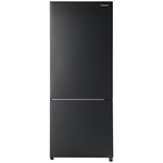 Panasonic 376L Bottom Mount Fridge Matte Black NR-BX421HWKA hero image