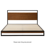 Zinus Ironline Metal & Wood Bed Frame King AU-IRPBH-K hero image