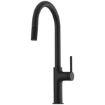 Oliveri Vilo Pull Out Goose Neck Mixer Tap Matte Black VT2400-MB hero image