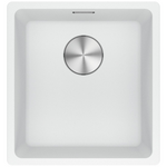 Franke Maris 370mm Single Bowl Undermount Sink with Extension Drainer Polar White MRG110-37PW-FPC hero image