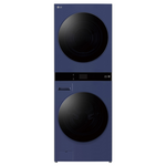 LG AI WashTower 19kg/10kg All-In-One Stacked Washer Dryer Navy Blue WWT-1910BLU hero image