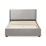 Zinus Maddon Double Upholstered Gas Lift Storage Bed Frame Light Grey AU-FPPST1-12D hero image