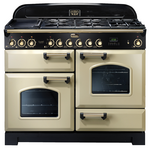 Falcon 110cm Classic Deluxe Cream Dual Fuel Freestanding Oven CDL110DFCR-BR hero image