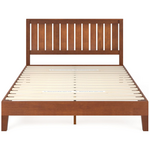 Zinus King Deluxe Solid Wood Bed Frame Dark Brown AU-PWPBBHE-12K hero image