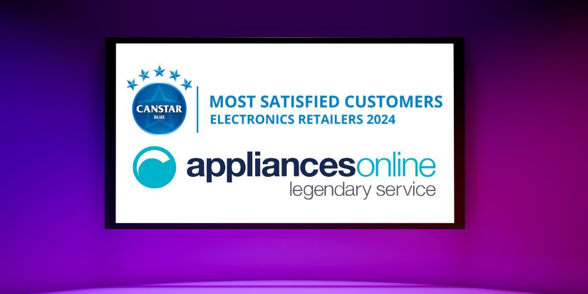 Appliances Online has been named Top Electronics Retailer in Australia in 2022, 2023 and 2024