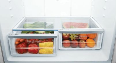 Crisper drawers in a Westinghouse brand fridge