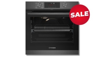 The Westinghouse 60cm Multi-Function Pyrolytic Oven with AirFry Dark Stainless Steel WVEP6716DD sold in Australia by Appliances Online with free delivery