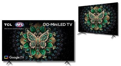 The TCL C6K 4K QD-Mini LED Google TV sold in Australia by Appliances Online