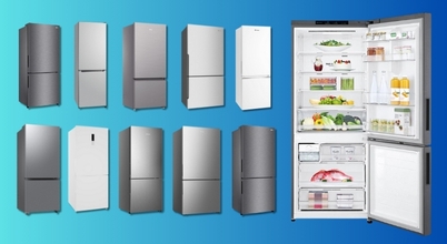 A selection of popular bottom mount fridges sold in Australia by Appliances Online