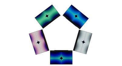 Hubbl Glass brand TVs are available in a range of five different coloured frames and bases