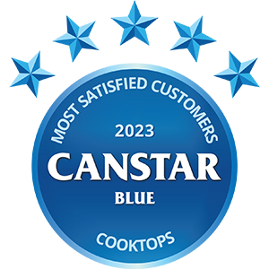 Canstar Blue Most Satisfied Customers Cooktops - 2023
