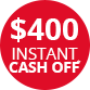 Artusi JULY26 400 Cash off ATBBQ2ET