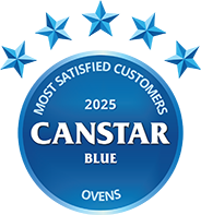 Canstar Most Satisfied Customers Ovens 2025