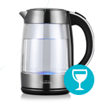 Glass finish kettles