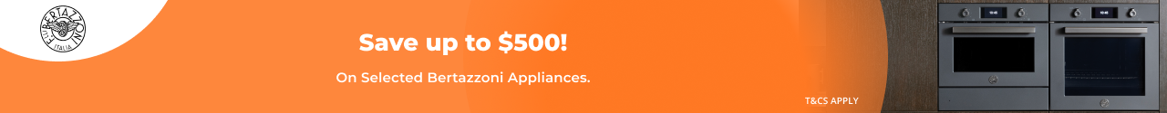 Save up to $500 on selected Bertazzoni Appliances
