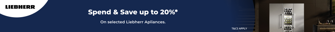 Spend & Save up to 20% on selected Liebherr  & Monolith Appliances